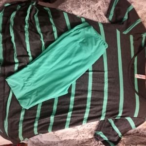 Lularoe shirt and matching leggings